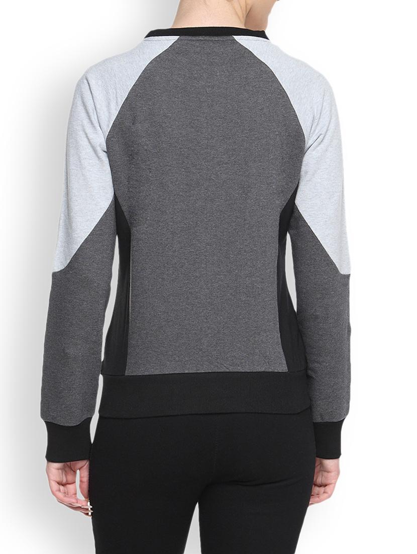 charcoal printed sweatshirt - 1217768 - Zoom Image - 4