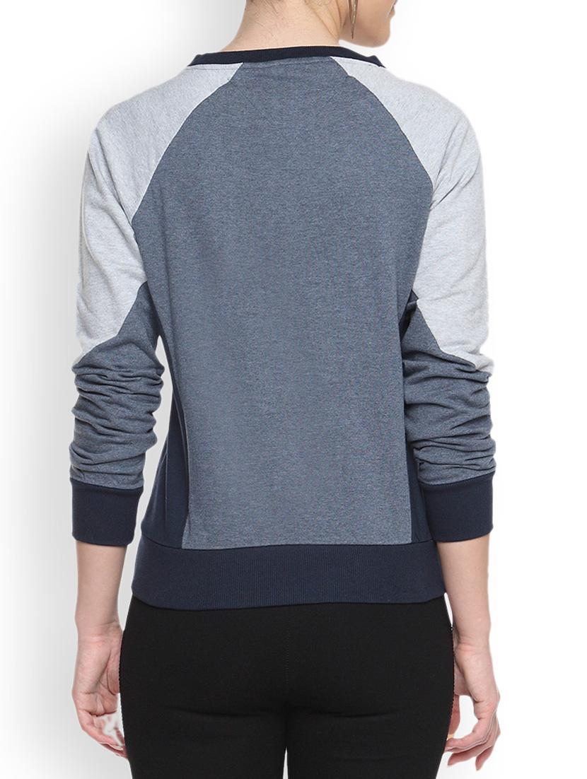 round neck color block sweatshirt - 1217835 - Zoom Image - 3