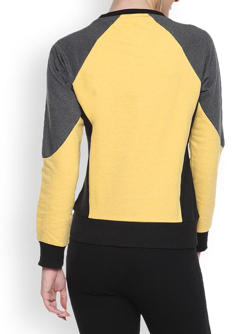 yellow printed sweatshirt - 1217869 - Zoom Image - 3