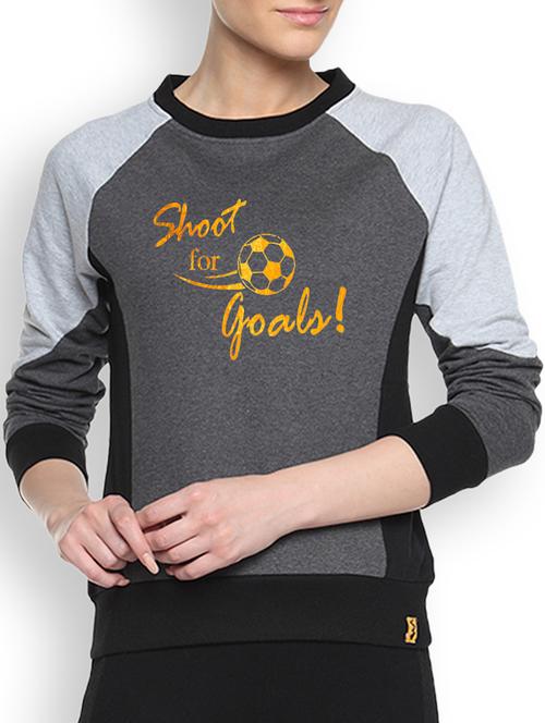 charcoal printed sweatshirt - 1217879 - Standard Image - 1