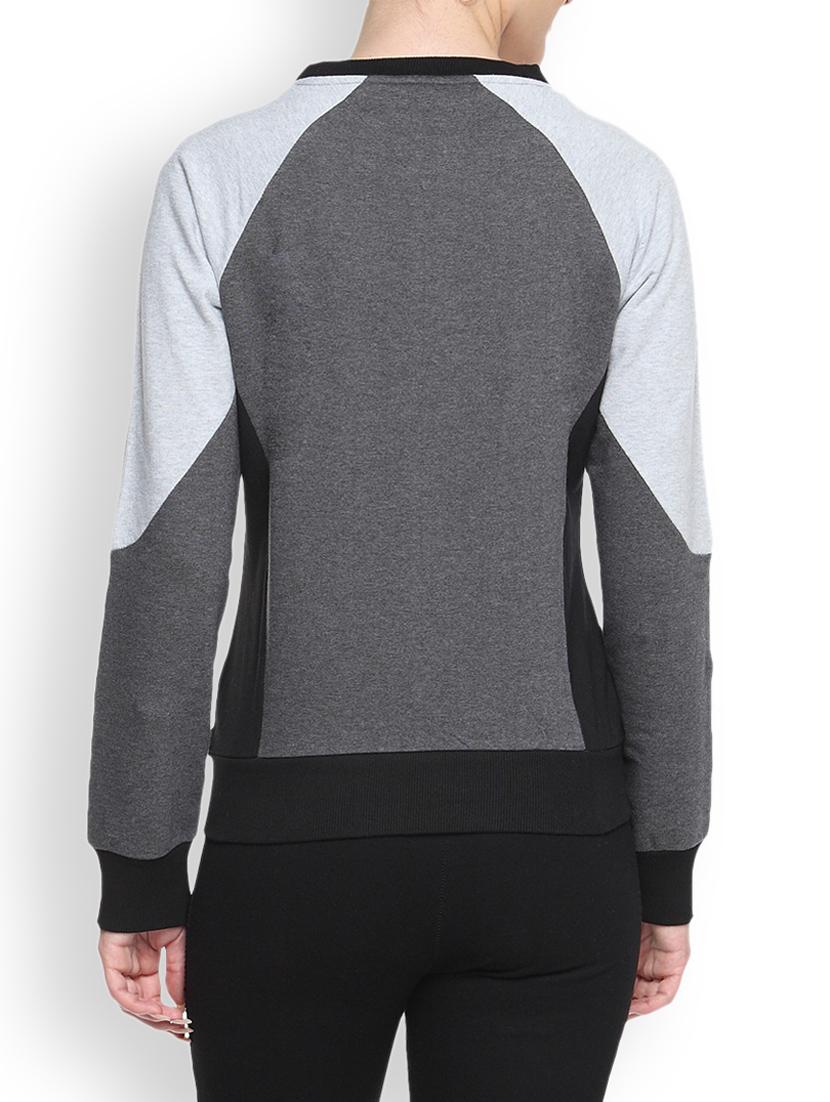 charcoal printed sweatshirt - 1217879 - Zoom Image - 3