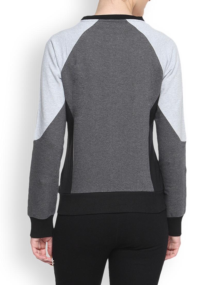 charcoal printed sweatshirt - 1217905 - Zoom Image - 3