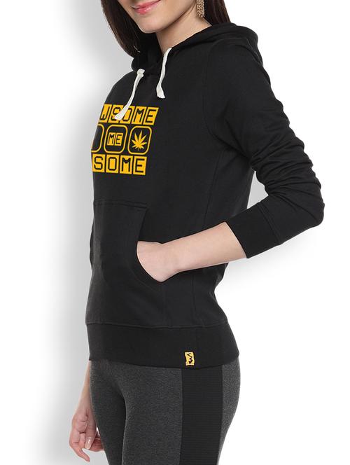 printed black sweatshirt - 1217919 - Standard Image - 1