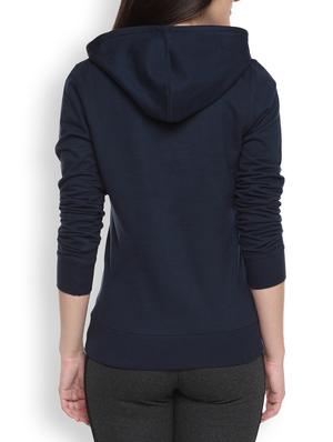 printed navy blue sweatshirt - 1217920 - Standard Image - 3