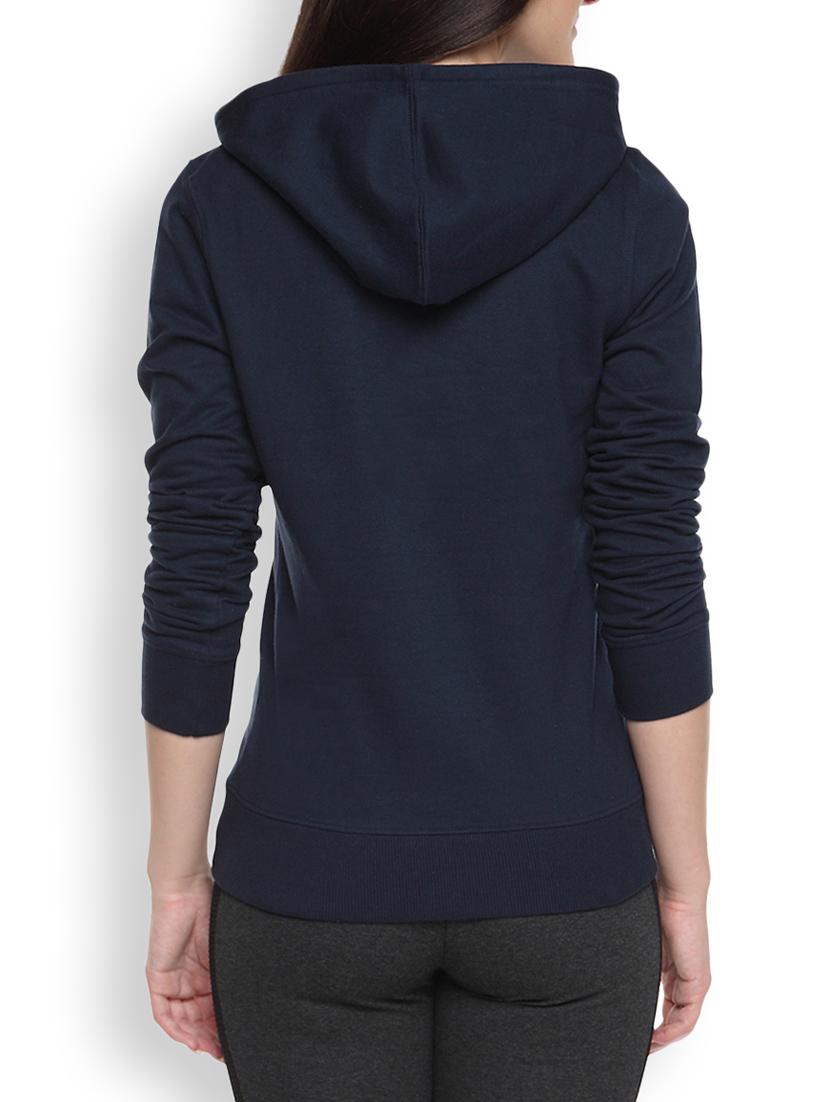 printed navy blue sweatshirt - 1217920 - Zoom Image - 3