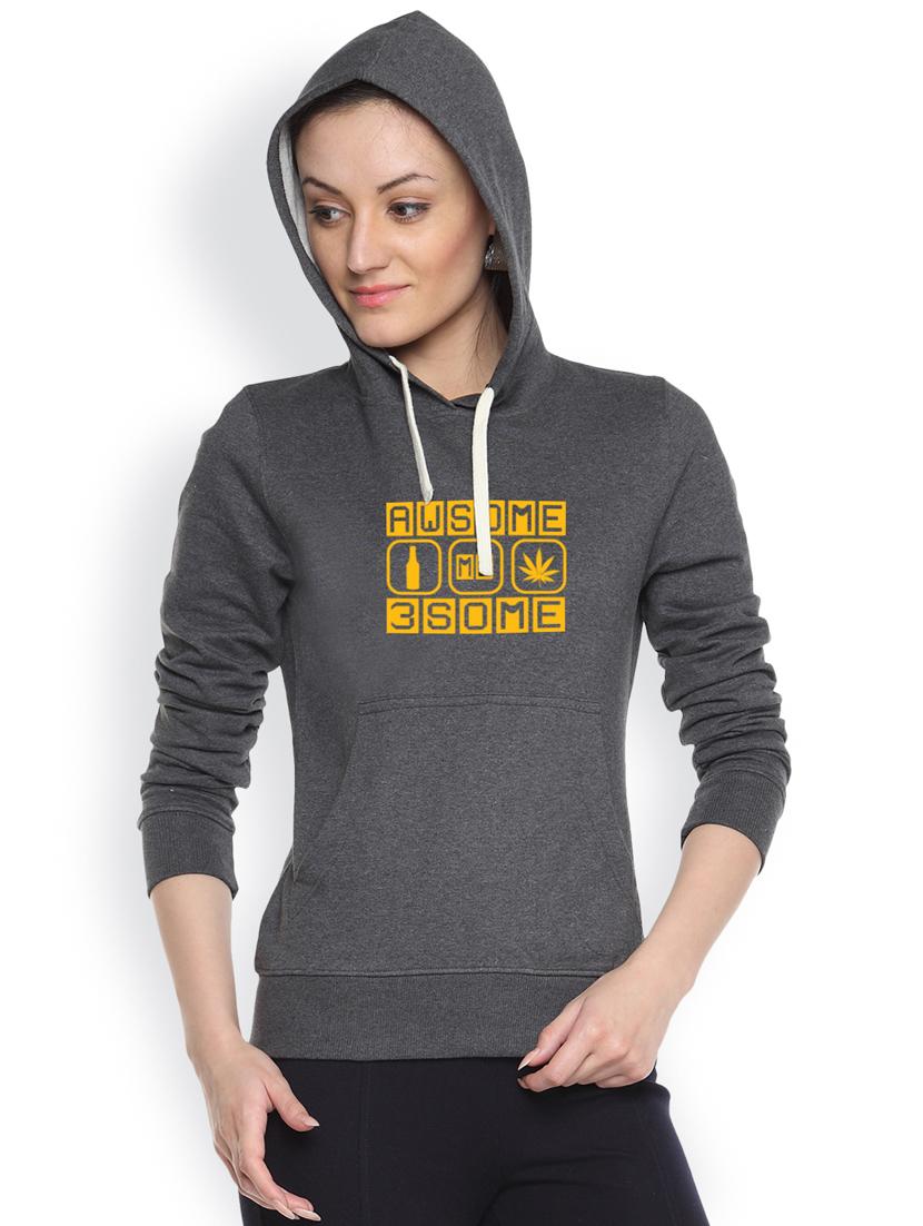 printed black sweatshirt - 1217921 - Zoom Image - 2