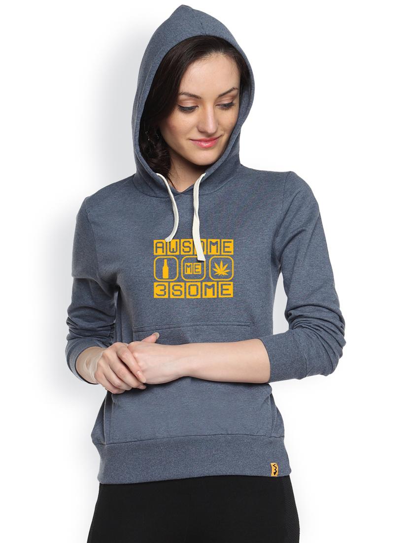 printed denim sweatshirt - 1217922 - Zoom Image - 2