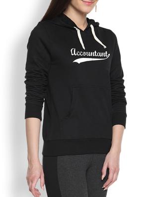 printed black sweatshirt - 1217924 - Standard Image - 2