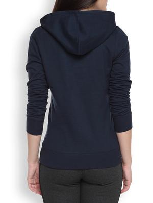 printed navy blue sweatshirt - 1217951 - Standard Image - 3