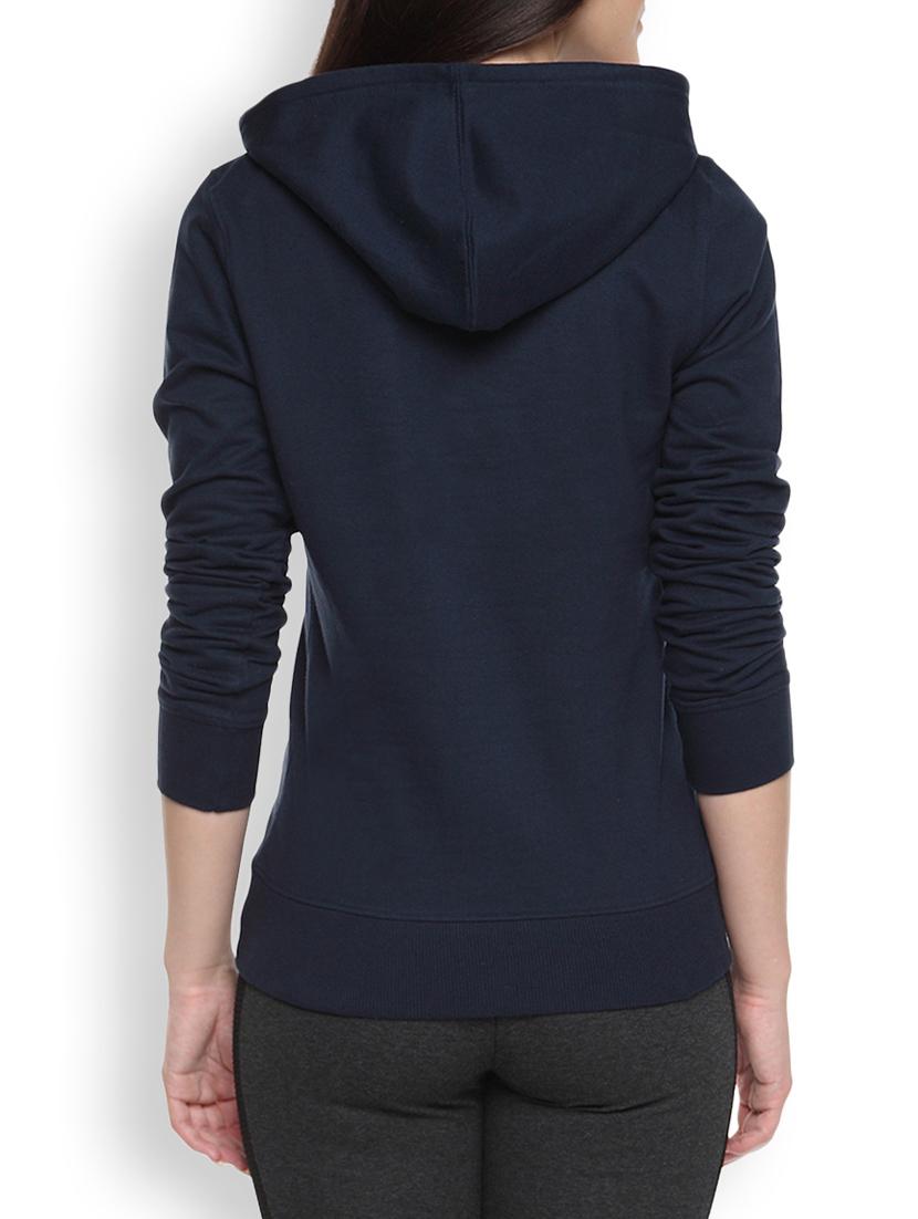 printed navy blue sweatshirt - 1217951 - Zoom Image - 3