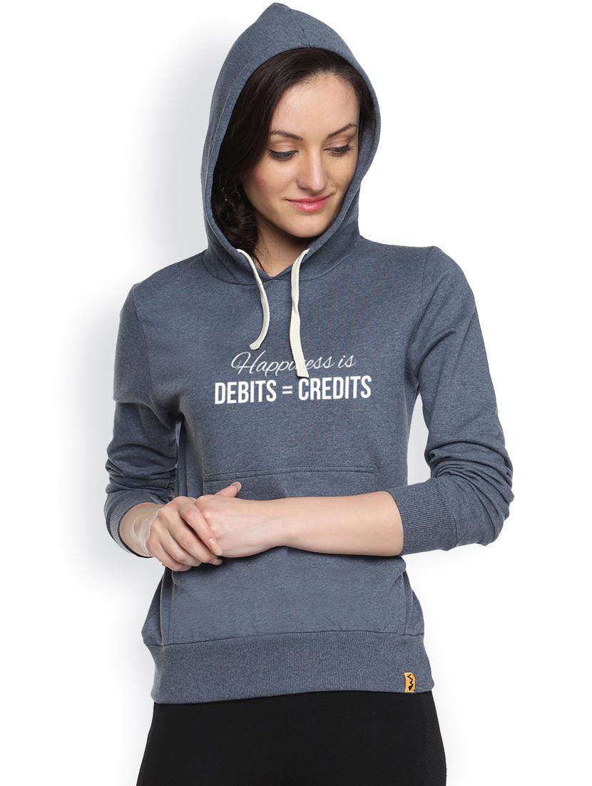 printed denim sweatshirt - 1217973 - Zoom Image - 2
