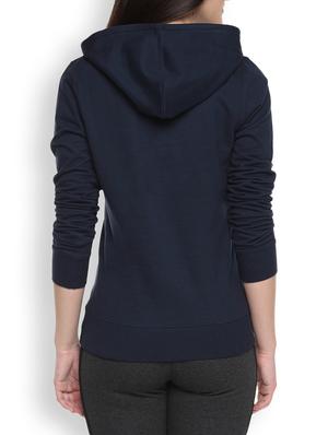 printed navy blue sweatshirt - 1217978 - Standard Image - 3