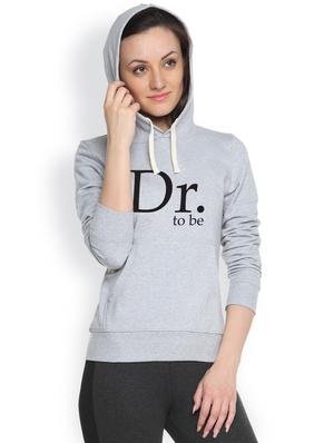 printed grey sweatshirt - 1217994 - Standard Image - 2