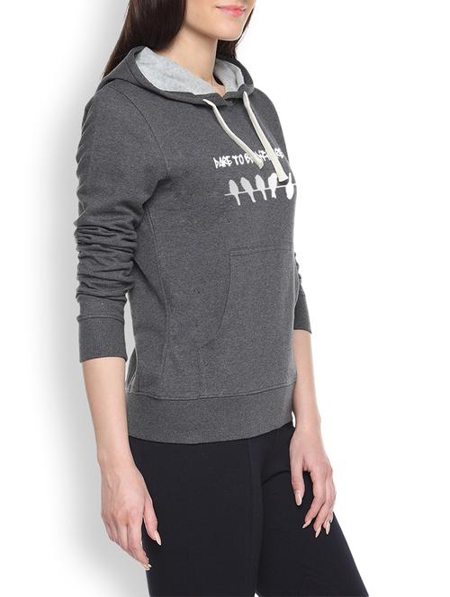 printed black sweatshirt - 1217999 - Standard Image - 1