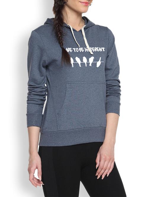 printed denim sweatshirt - 1218000 - Standard Image - 1