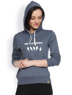 printed denim sweatshirt - 1218000 - Standard Image - 2