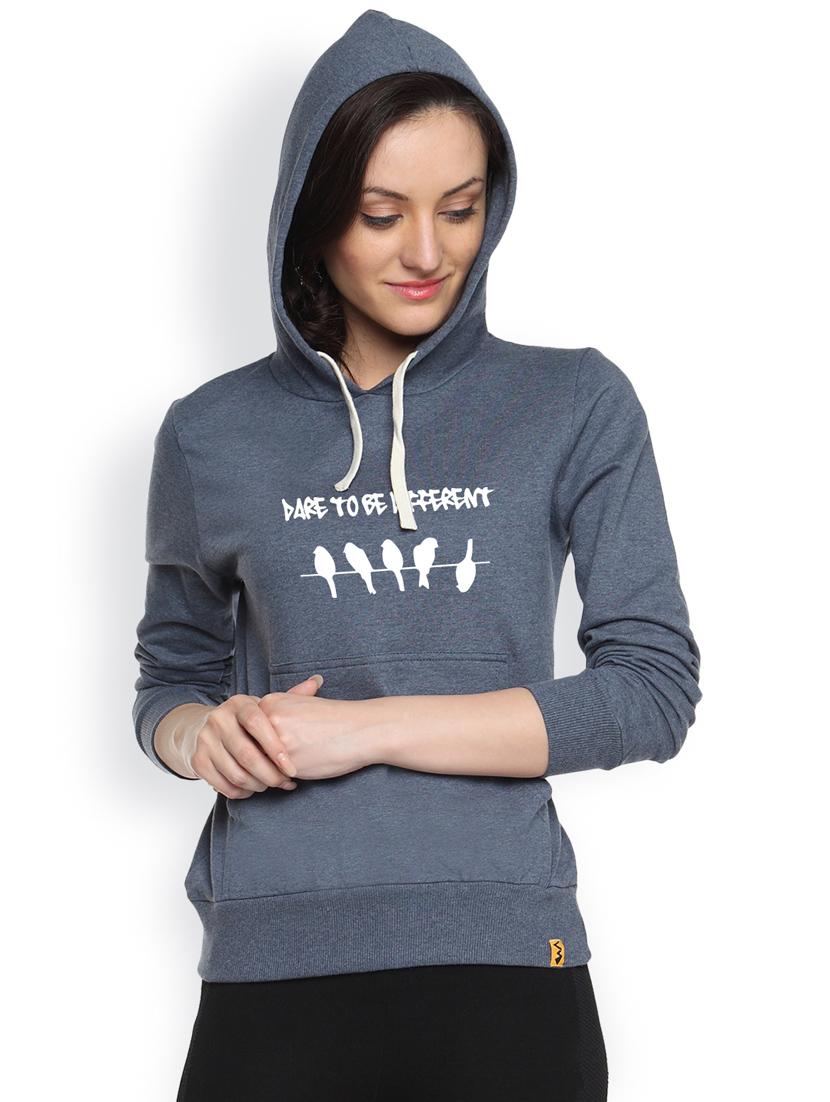 printed denim sweatshirt - 1218000 - Zoom Image - 2