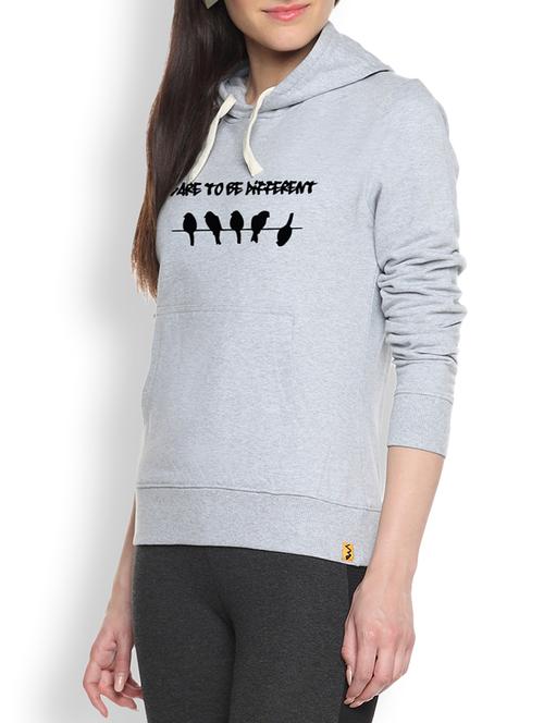 printed grey sweatshirt - 1218001 - Standard Image - 1