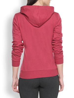 printed maroon sweatshirt - 1218002 - Standard Image - 3