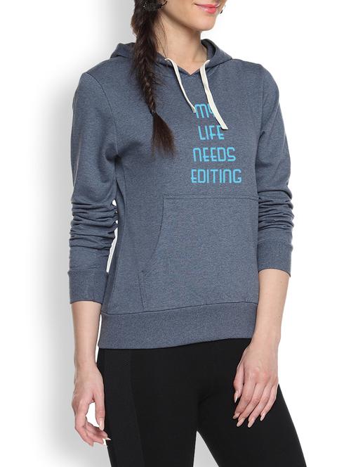 printed denim sweatshirt - 1218007 - Standard Image - 1