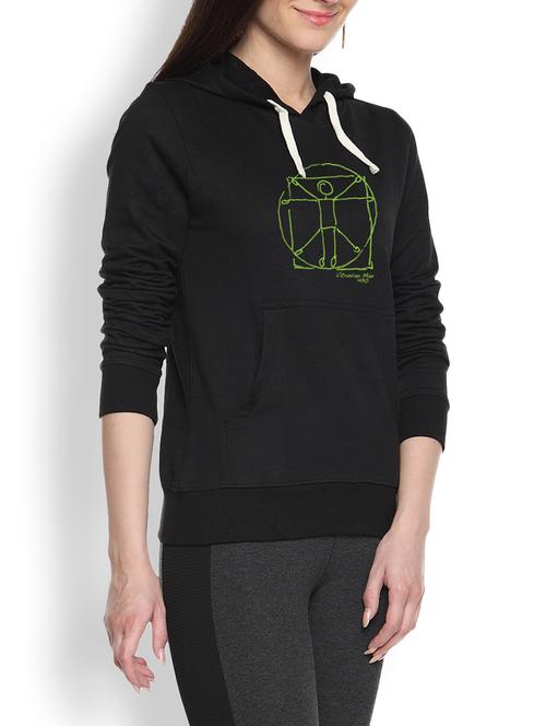 printed black sweatshirt - 1218030 - Standard Image - 1