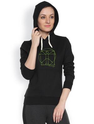 printed black sweatshirt - 1218030 - Standard Image - 2