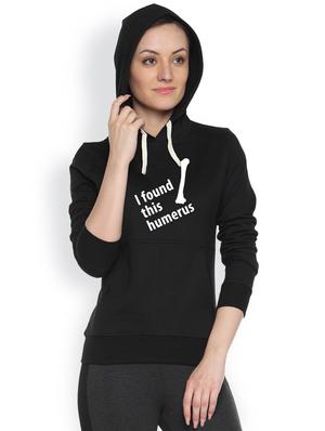 printed black sweatshirt - 1218037 - Standard Image - 2
