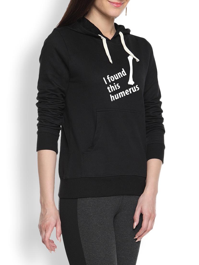 printed black sweatshirt - 1218037 - Zoom Image - 1