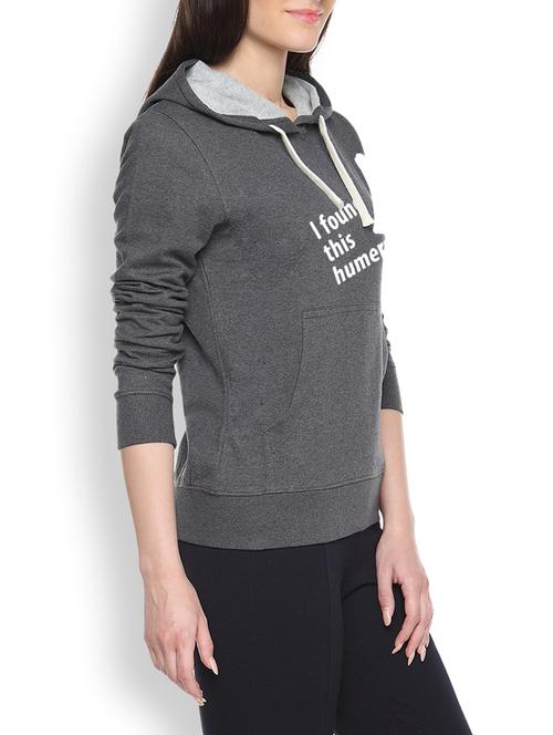 printed black sweatshirt - 1218039 - Standard Image - 1