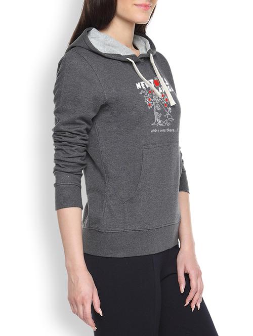 printed black sweatshirt - 1218091 - Standard Image - 1
