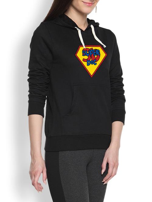 printed black sweatshirt - 1218113 - Standard Image - 1