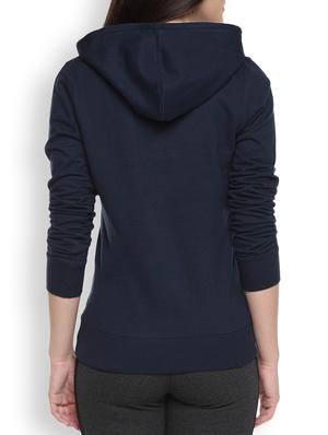 printed navy blue sweatshirt - 1218125 - Standard Image - 3