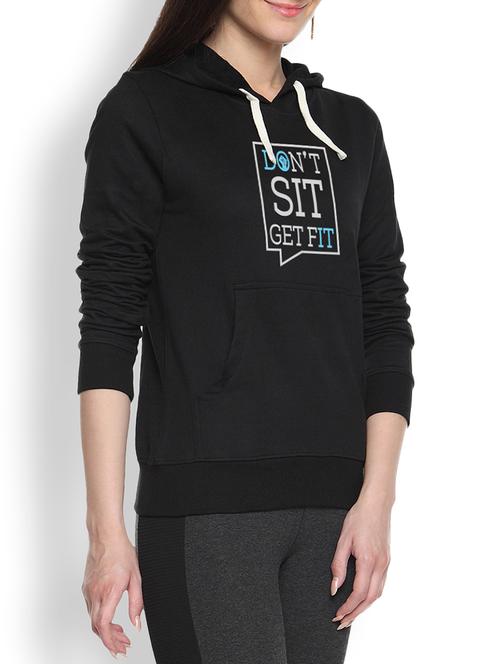 printed black sweatshirt - 1218131 - Standard Image - 1