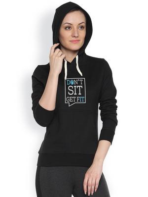 printed black sweatshirt - 1218131 - Standard Image - 2
