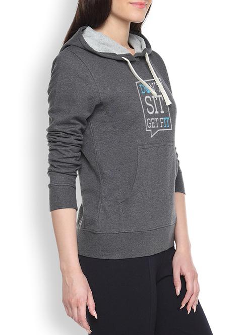 printed black sweatshirt - 1218133 - Standard Image - 1