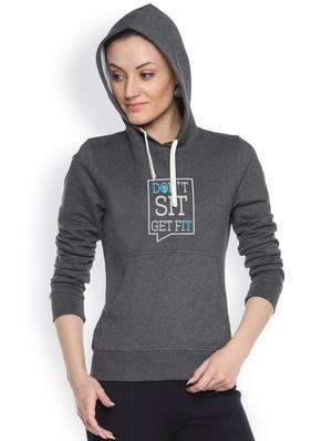 printed black sweatshirt - 1218133 - Standard Image - 2