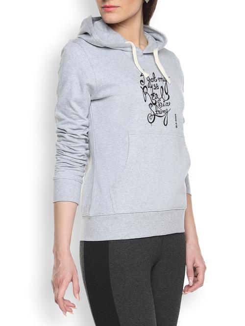 printed grey sweatshirt - 1218140 - Standard Image - 1