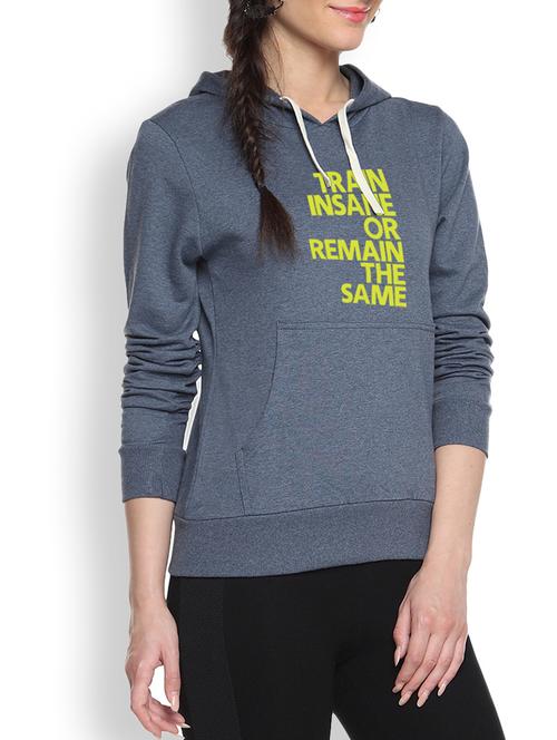 printed denim sweatshirt - 1218156 - Standard Image - 1