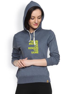 printed denim sweatshirt - 1218156 - Standard Image - 2