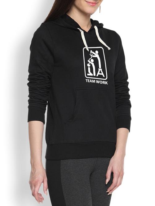 printed black sweatshirt - 1218158 - Standard Image - 1