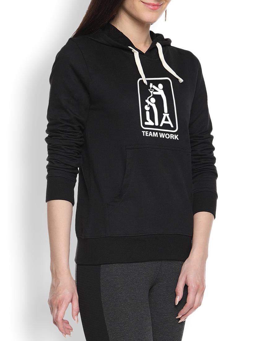 printed black sweatshirt - 1218158 - Zoom Image - 1