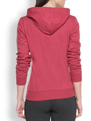 printed maroon sweatshirt - 1218176 - Standard Image - 3