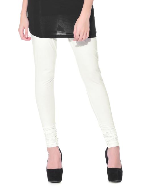 white cotton leggings - 12208570 - Very Small Image - 1