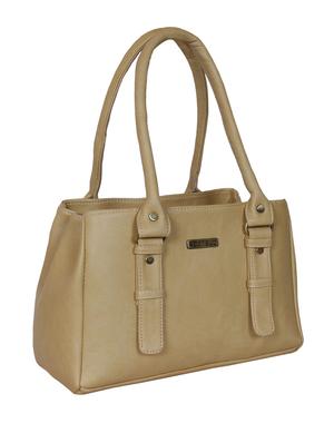 beige faux leather handbag - 1220943 - Standard Image - 2