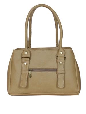 beige faux leather handbag - 1220943 - Standard Image - 3