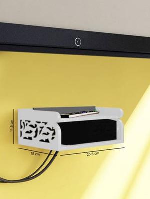 wooden beautiful design set top box wall shelf - 12210438 - Standard Image - 3