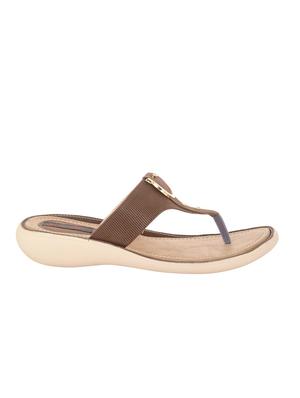 brown toe separator sandals - 12221159 - Standard Image - 2