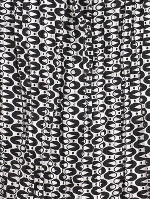 black cotton flared long skirt - 12239785 - Standard Image - 4