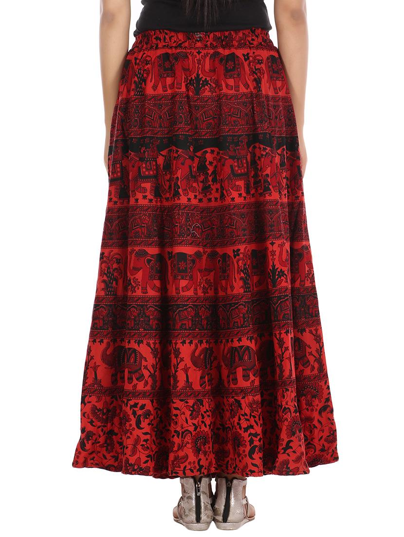 jaipuri printed long skirt - 12239796 - Zoom Image - 3