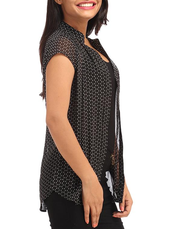 geometric printed shrug - 12241988 - Zoom Image - 2